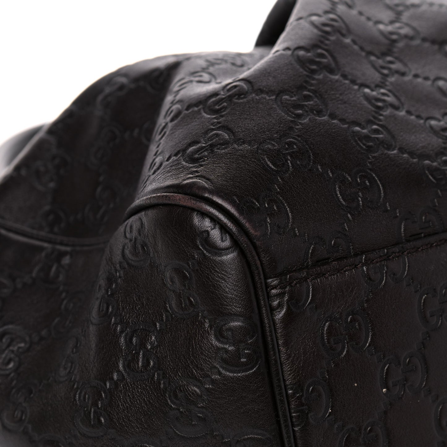Guccissima Medium Sukey Tote Chocolate