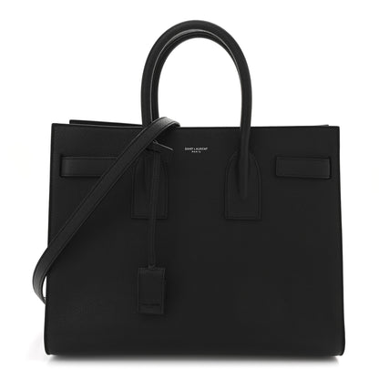 Saint Laurent Grained Calfskin Small Sac De Jour Black 1 of 10