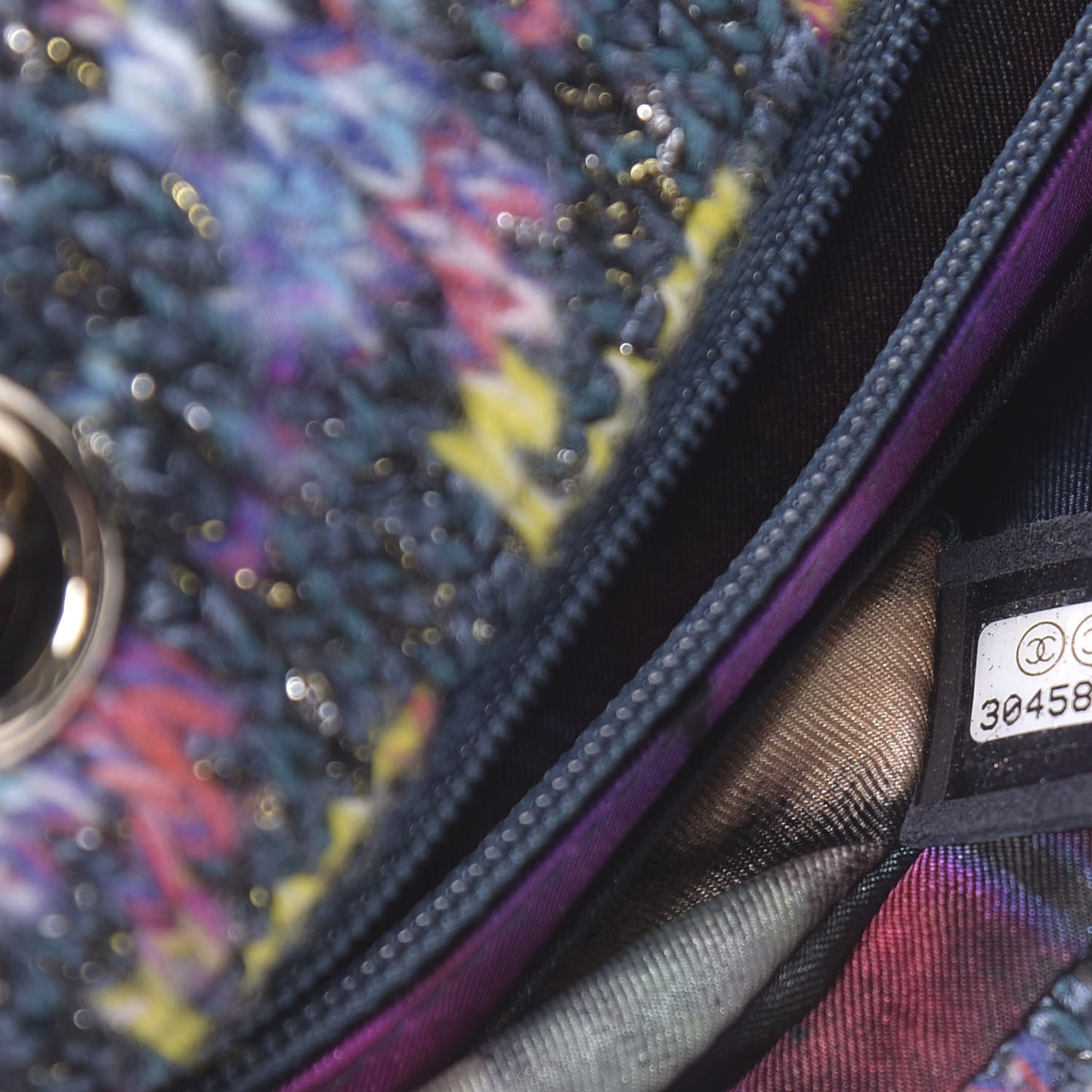 Knit Medium Single Flap Multicolor