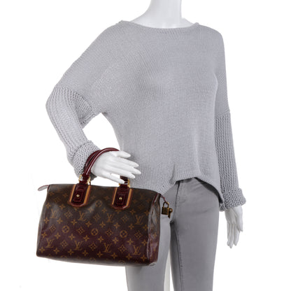 Louis Vuitton Monogram Mirage Speedy 30 Bordeaux 2 of 9