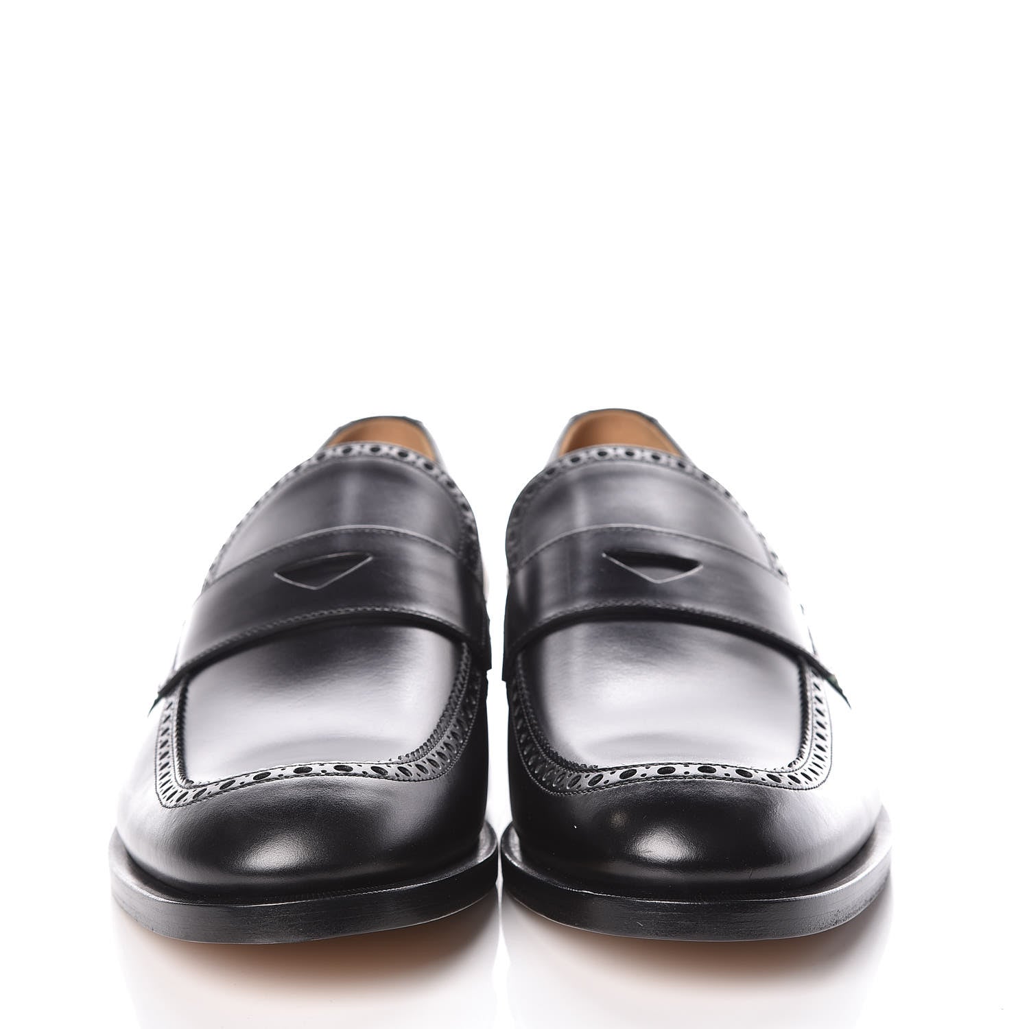 Gucci Calfskin Web Bee Mens Spirit Loafers 14.5 Black 2 of 10
