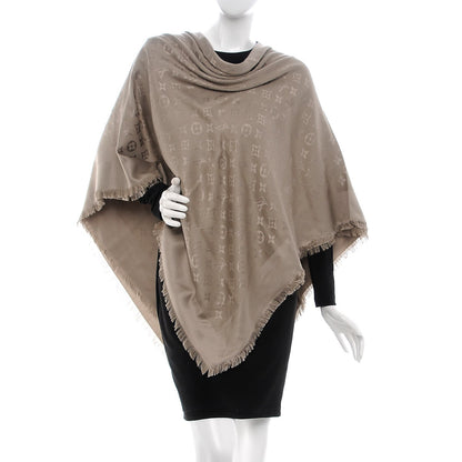 Louis Vuitton Silk Wool Monogram Shawl Verone 2 of 6