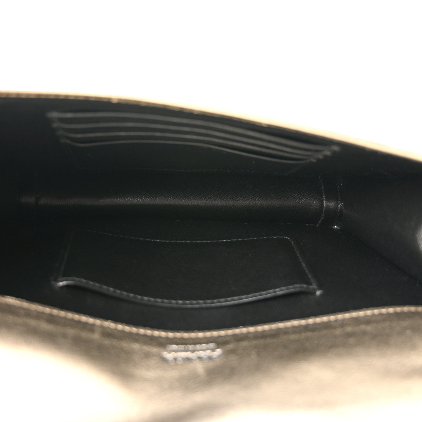 Metallic Nappa Impunture Small Diagramme Crossbody Bag Gold