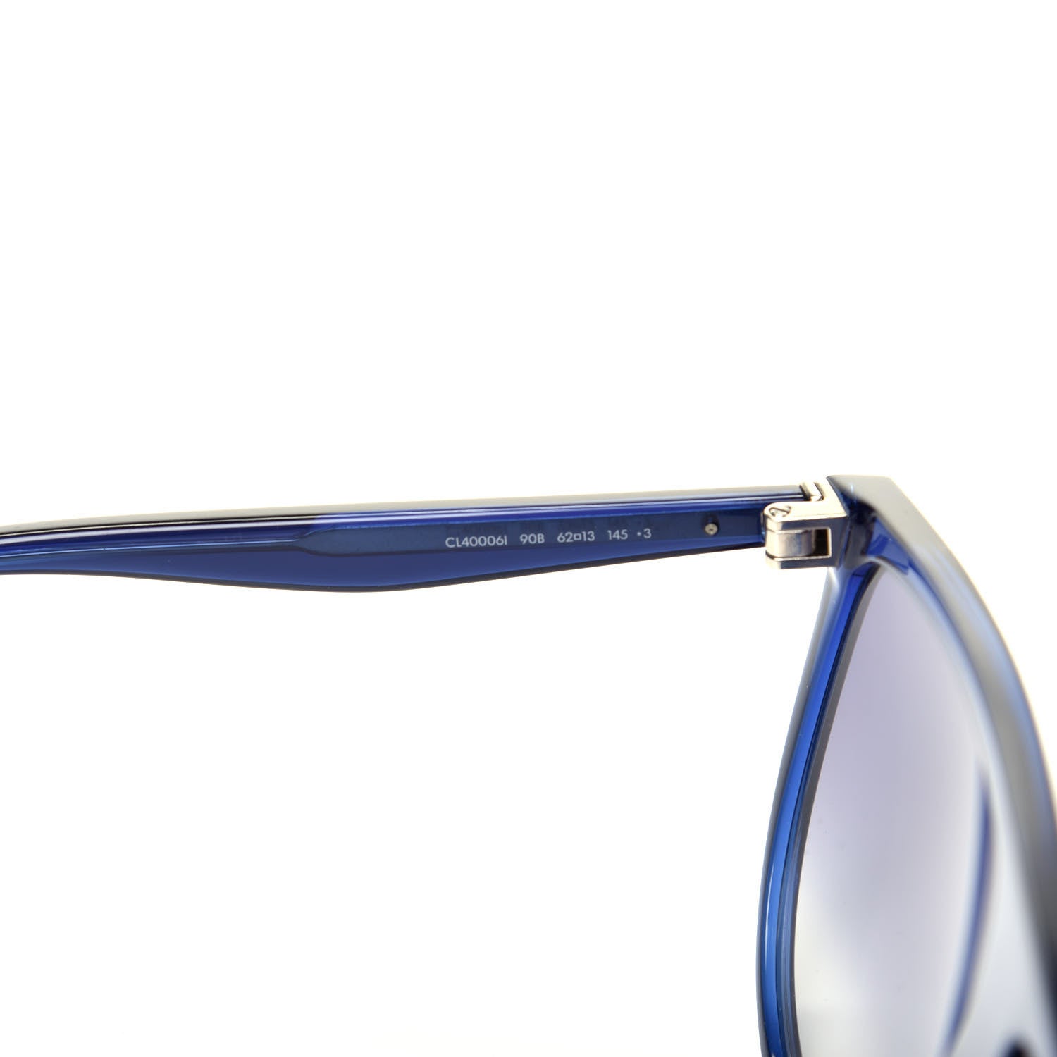 Celine Acetate Thin Shadow Sunglasses CL 40006I Blue 5 of 7
