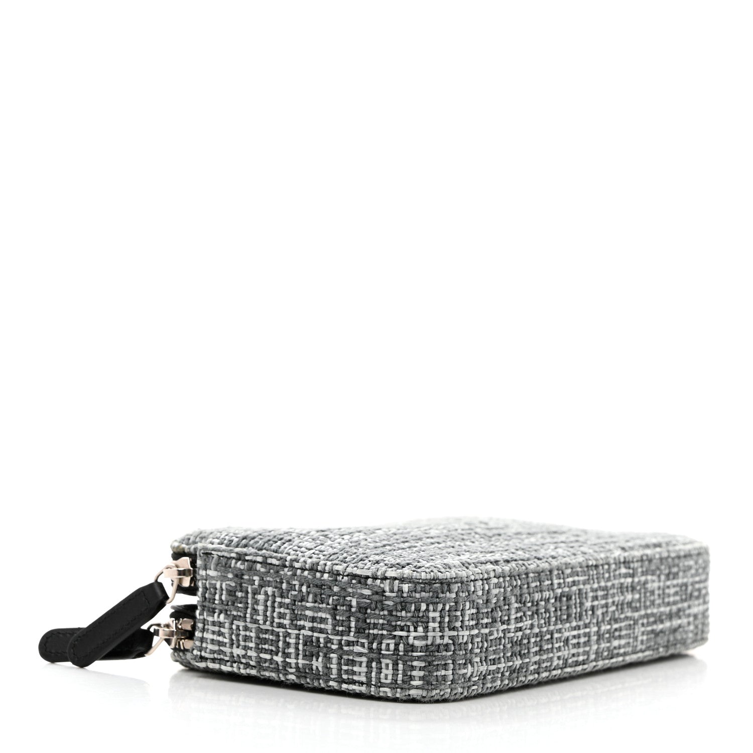 Chanel Canvas Small Deauville Clutch With Chain Charcoal 4 of 13