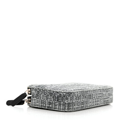 Chanel Canvas Small Deauville Clutch With Chain Charcoal 4 of 13