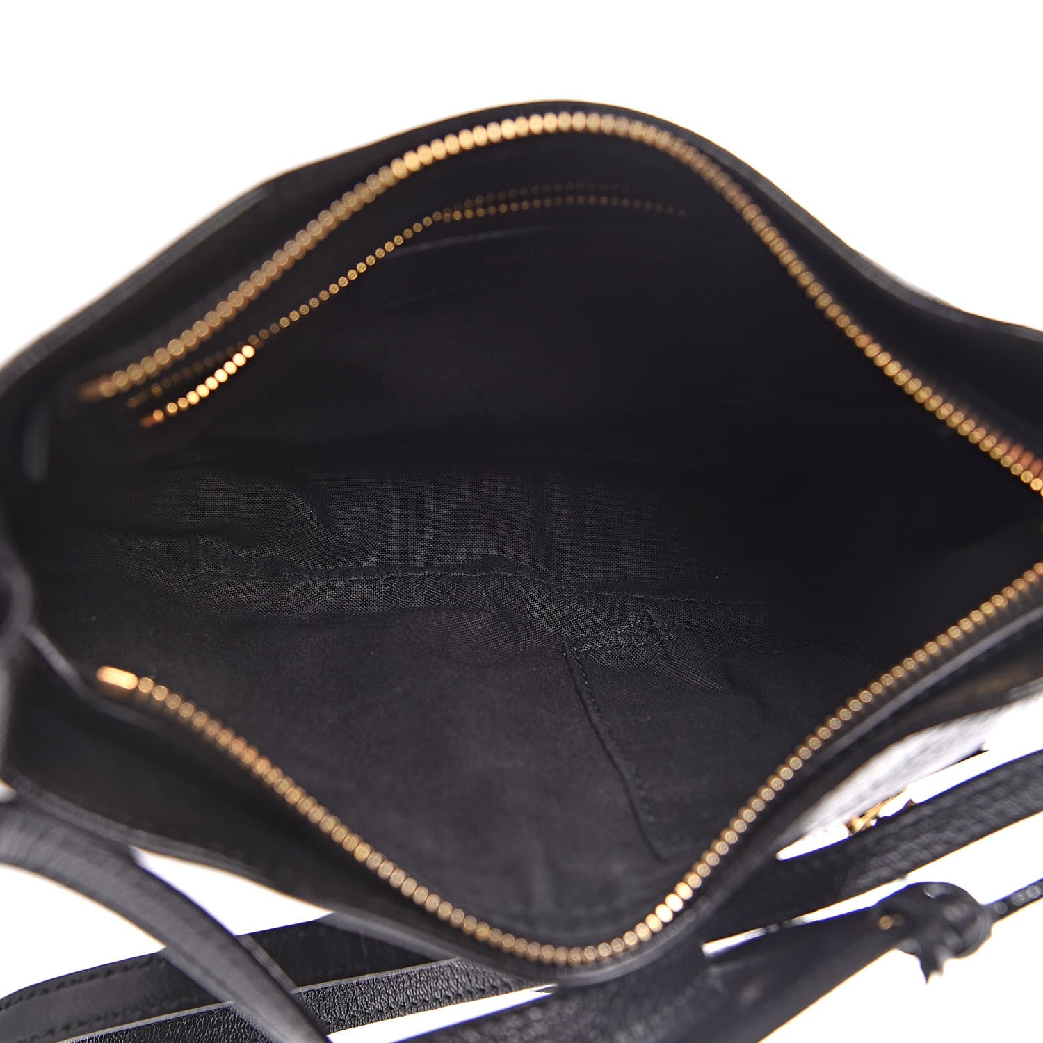 Balenciaga Chevre Gold Metallic Edge Hardware Hip Black 7 of 11