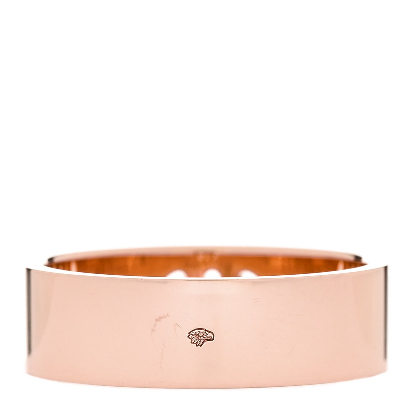 18K Rose Gold Diamond PM H D'Ancre Ring 52 6