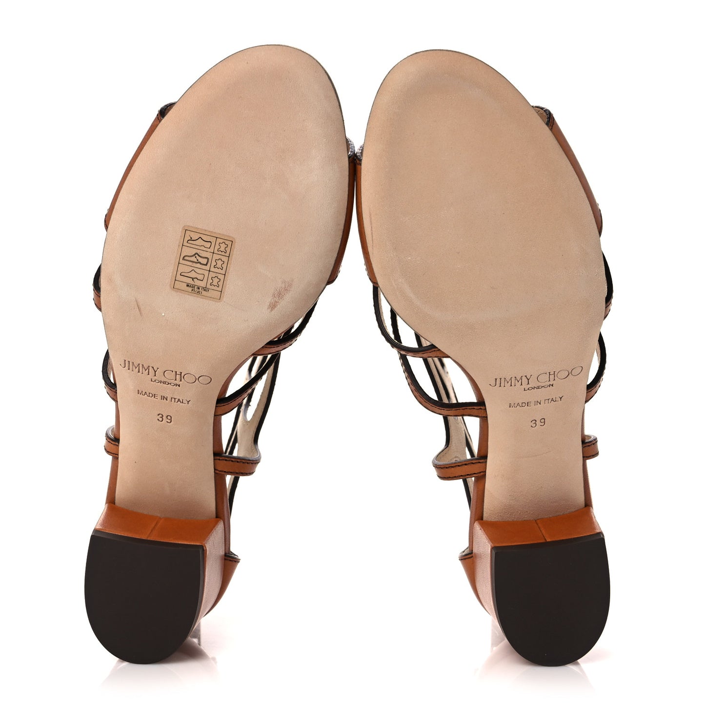 Calfskin Ren 35 Sandals 39 Brown