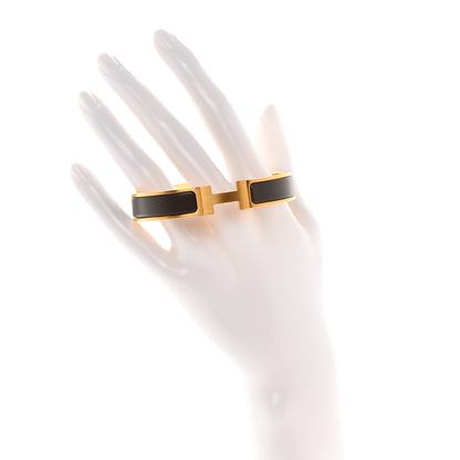 Hermes Matte Enamel Narrow Clic Clac HH Bracelet T5 Etain 2 of 5