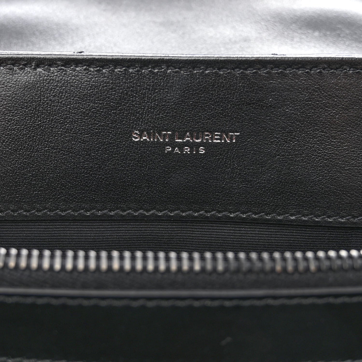 Saint Laurent Calfskin Y Quilted Monogram Monochrome Medium Loulou Chain Satchel Black 6 of 10