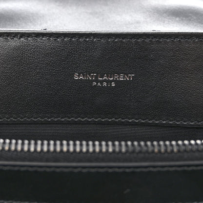 Saint Laurent Calfskin Y Quilted Monogram Monochrome Medium Loulou Chain Satchel Black 6 of 10