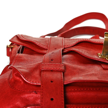 Proenza Schouler Lambskin PS1 Extra Large Satchel Lipstick Red 34 of 41