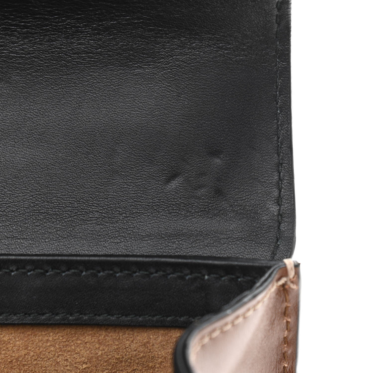 Gucci GG Supreme Monogram Calfskin Small Padlock Shoulder Bag Beige Black Cuir 11 of 13