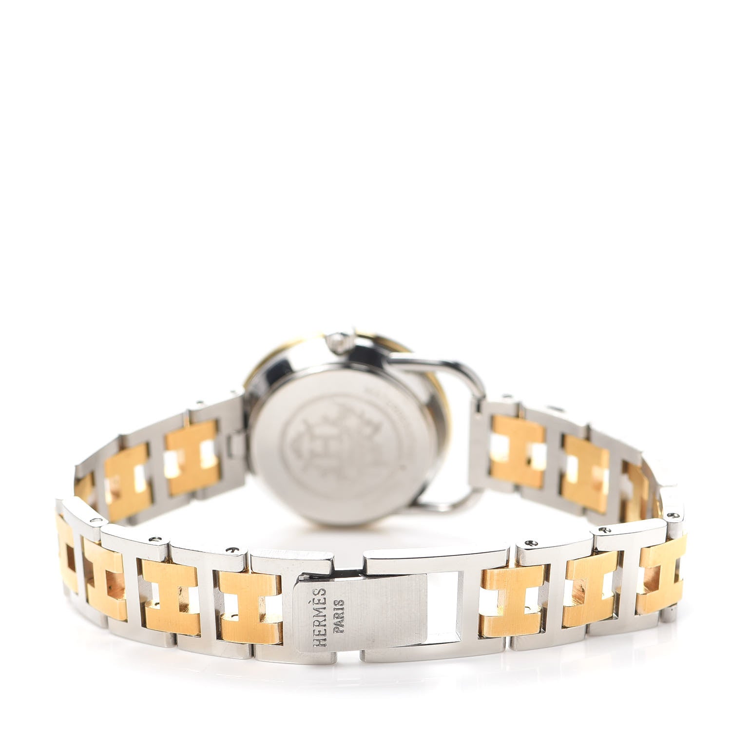 Hermes Stainless Steel 25mm Arceau Clipper Quartz Watch Gold 3 of 6