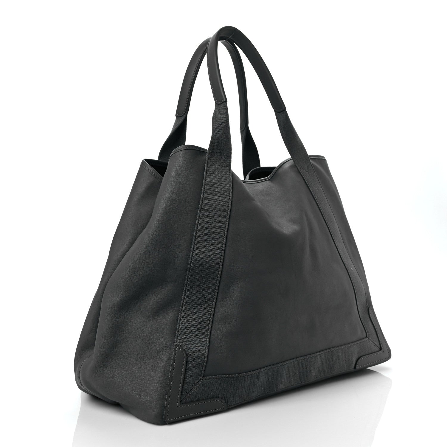 Balenciaga Calfskin Cabas M Shoulder Bag Gris Fossile 3 of 7