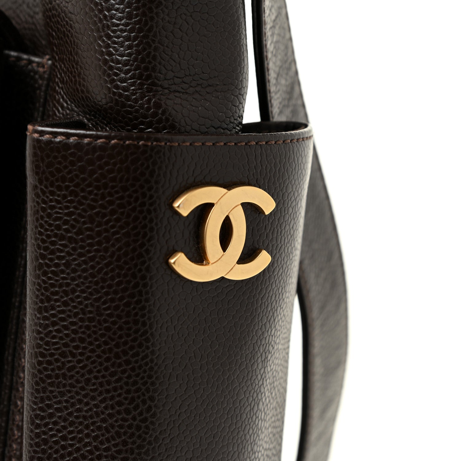 Chanel Caviar Shopper Tote Brown 11 of 17