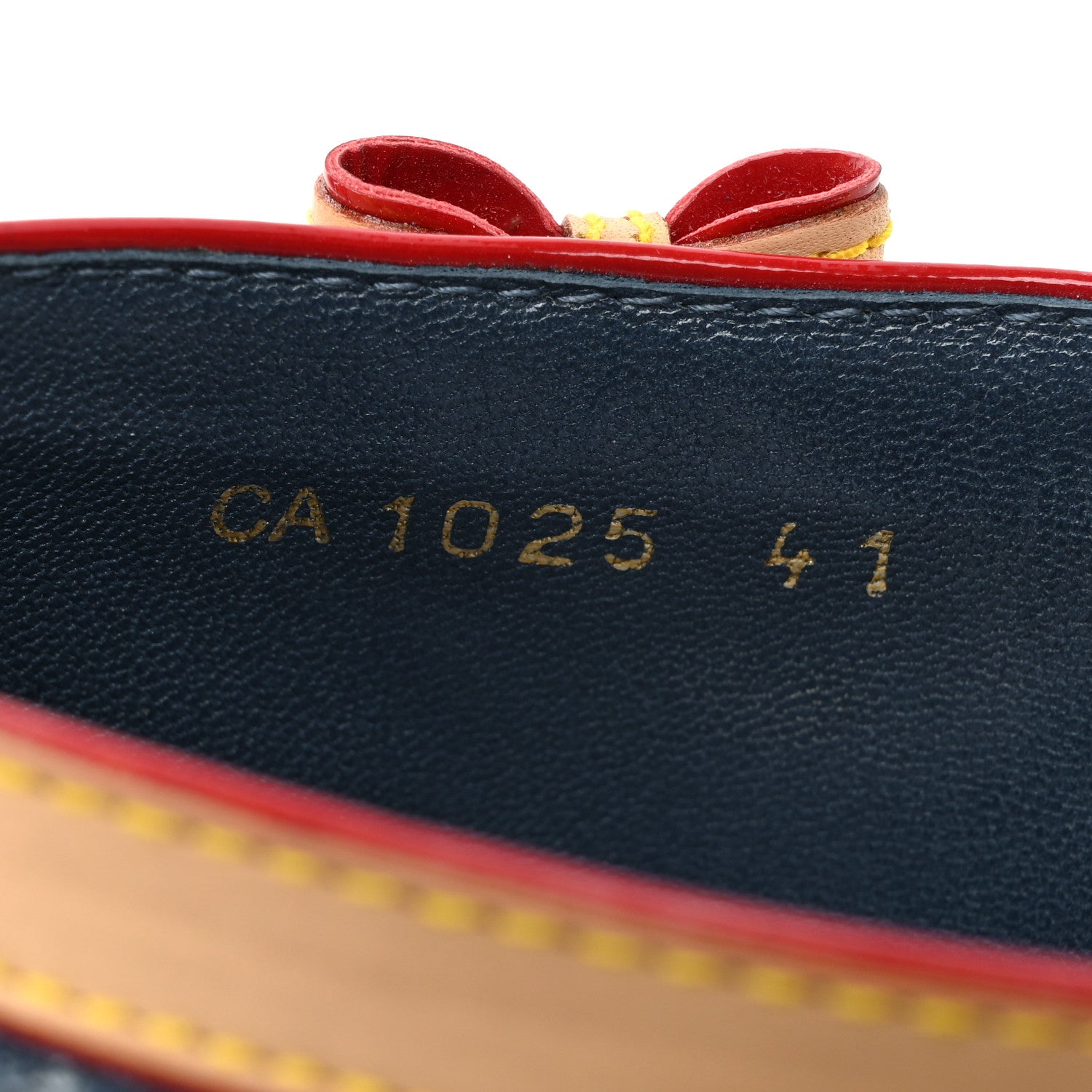 Louis Vuitton Denim Monogram Bow Espadrille Wedges 41 Blue 8 of 14