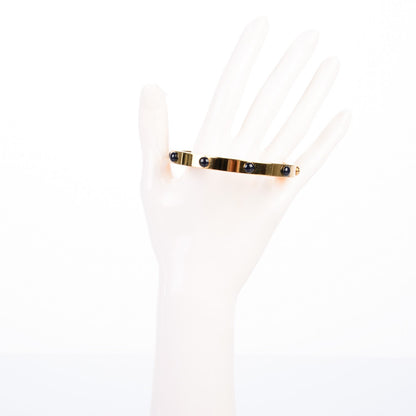 Louis Vuitton Lacquer Small Gimme a Clue Bracelet Blue Nuit 2 of 6