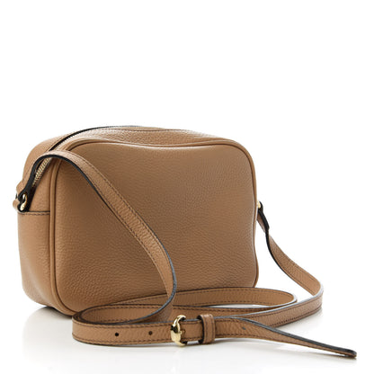 Gucci Pebbled Calfskin Small Soho Disco Bag Camelia 3 of 12
