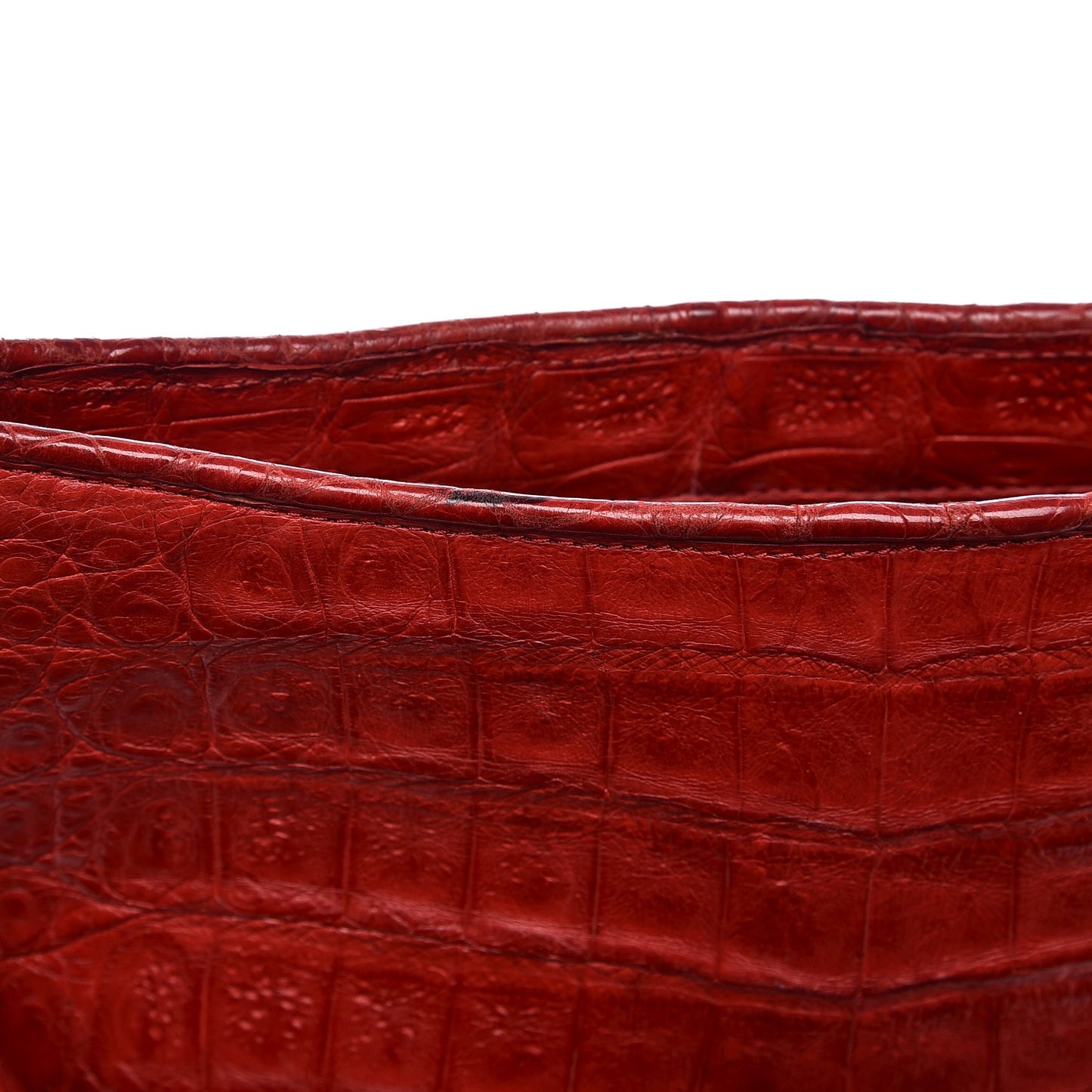 Crocodile Crossbody Bag Red