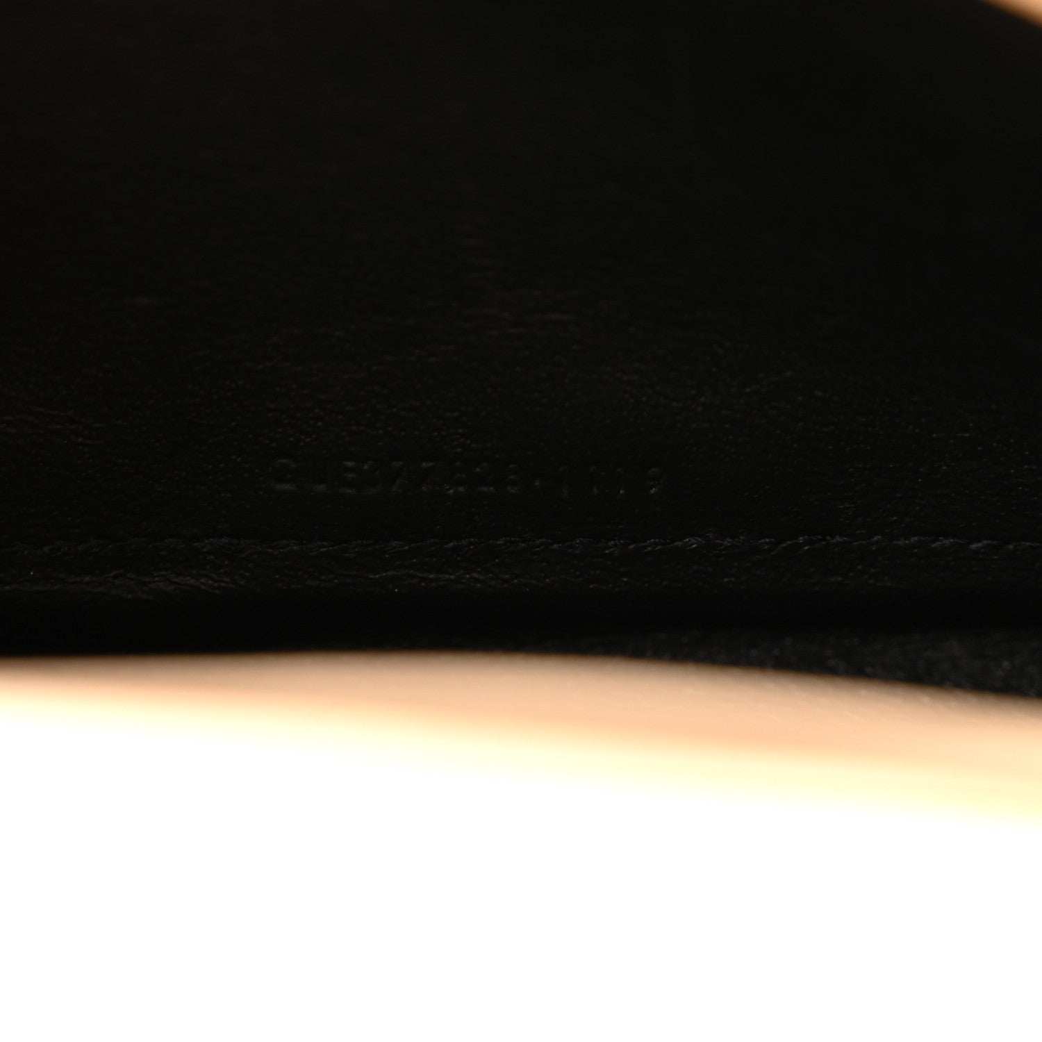 Saint Laurent Grain De Poudre Matelasse Chevron Monogram Chain Wallet Nude Powder 7 of 10
