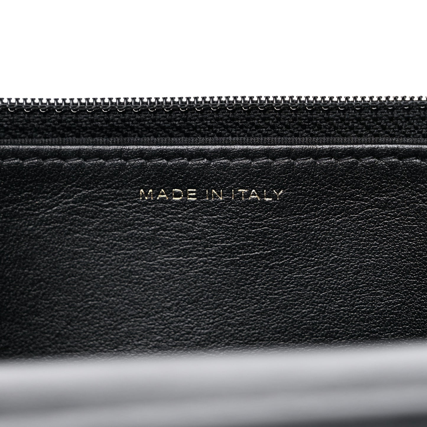 Caviar Camellia Embossed Wallet On Chain WOC Black