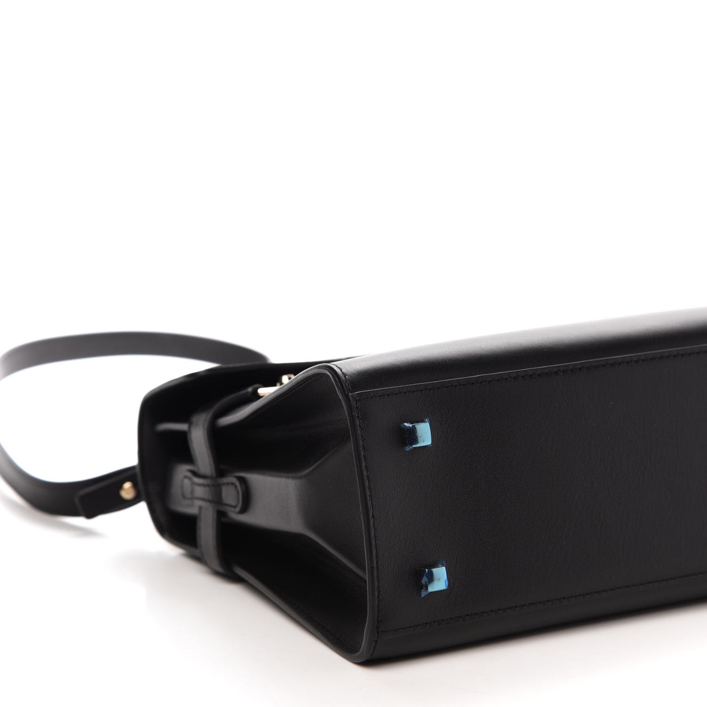 Calfskin MM Tempete Satchel Black