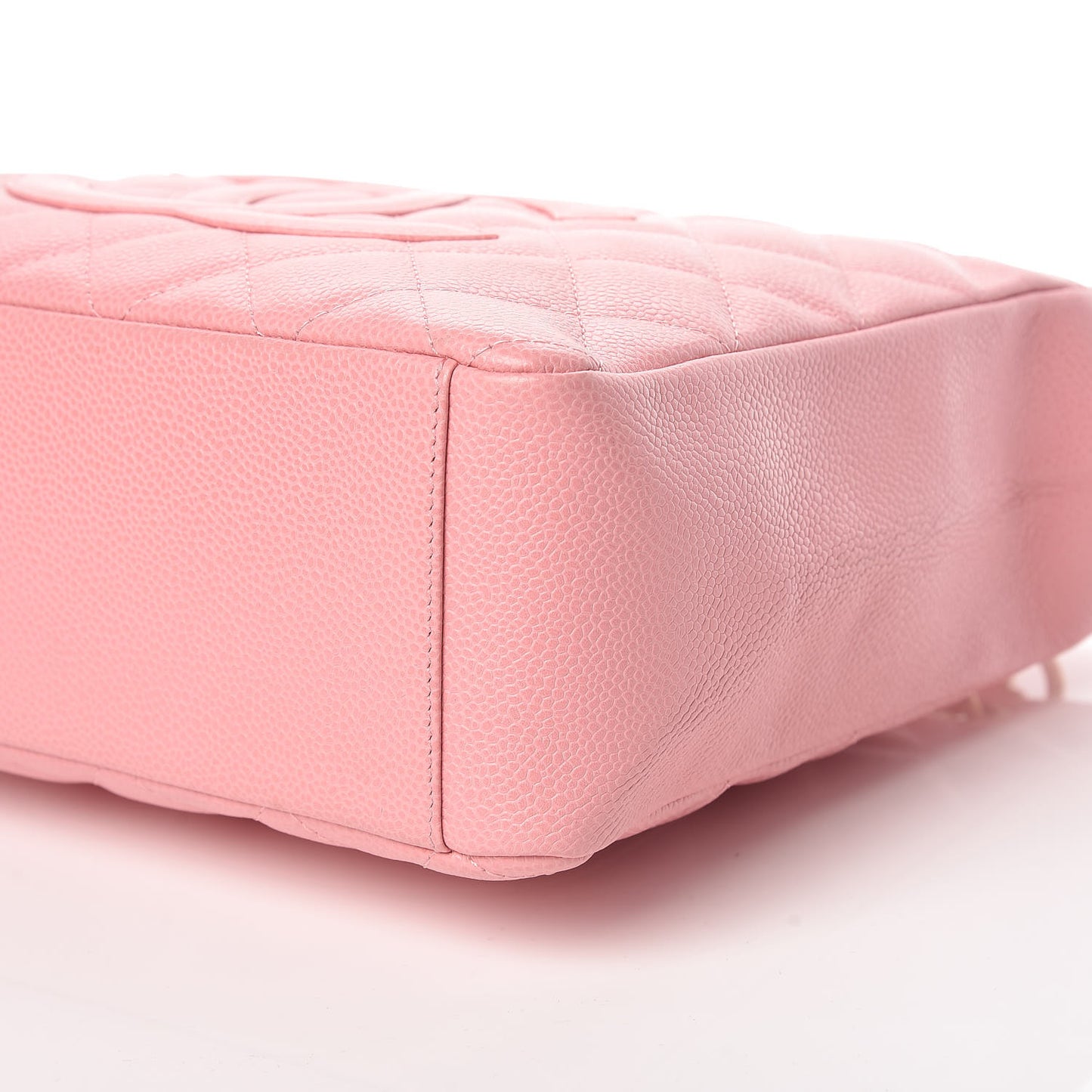Caviar Quilted Petit Shopping Tote PST Pink