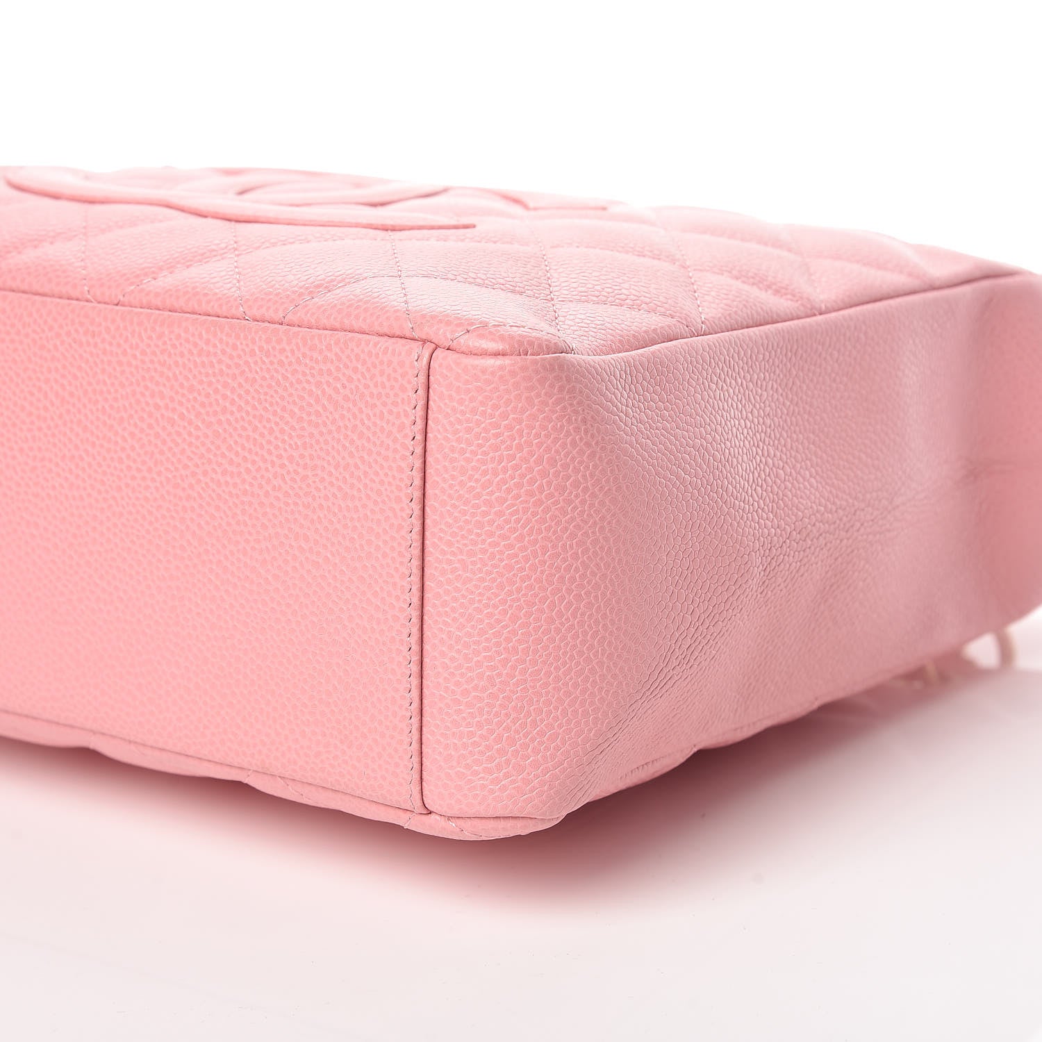 Chanel Caviar Quilted Petit Shopping Tote PST Pink 6 of 9