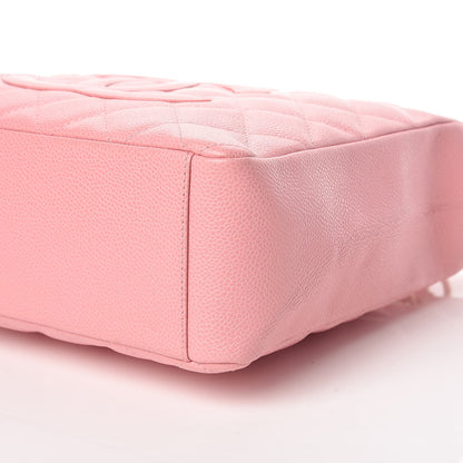 Chanel Caviar Quilted Petit Shopping Tote PST Pink 6 of 9