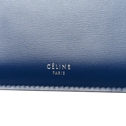 Celine Patina Box Calfskin Medium Clasp Bag Lazuli 6 of 10