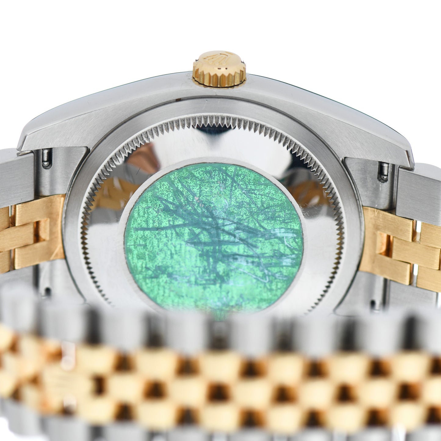 Stainless Steel 18K Yellow Gold 36mm Oyster Perpetual Datejust Watch White Roman 126233