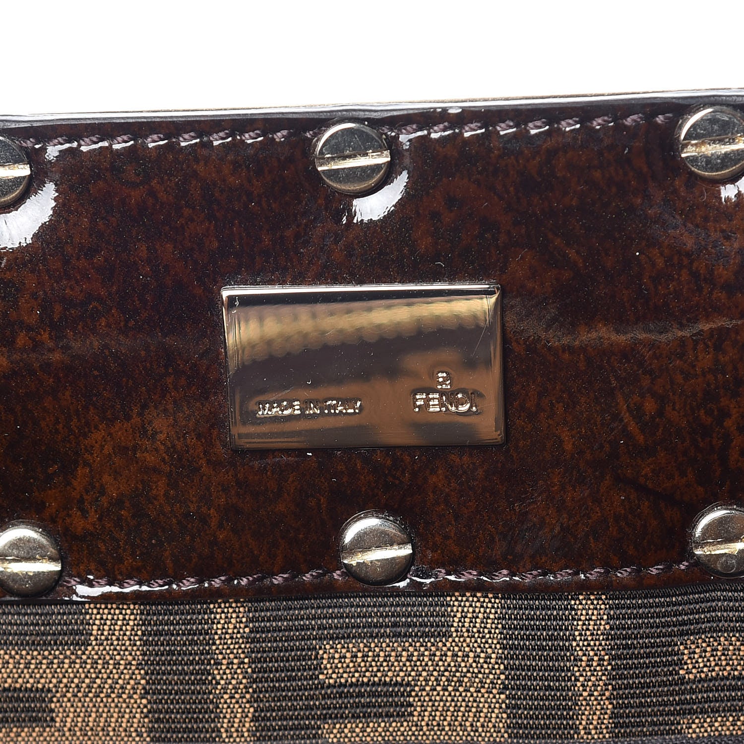 Fendi Zucca Mia Tote Tobacco 6 of 11