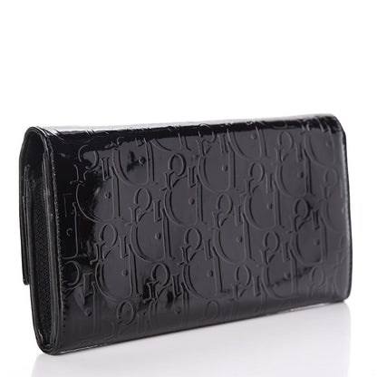 Christian Dior Patent Ultimate Rendez-vous Chain Wallet Black 4 of 11