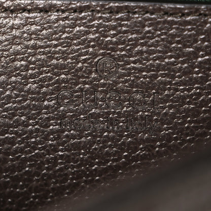 Gucci GG Supreme Monogram Textured Dollar Calfskin Small Ophidia Top Handle Shoulder Bag Beige Brown 6 of 11