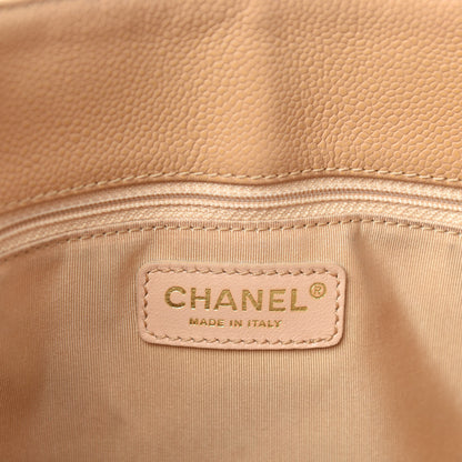 Chanel Caviar Quilted Grand Shopping Tote GST Beige 15 of 17