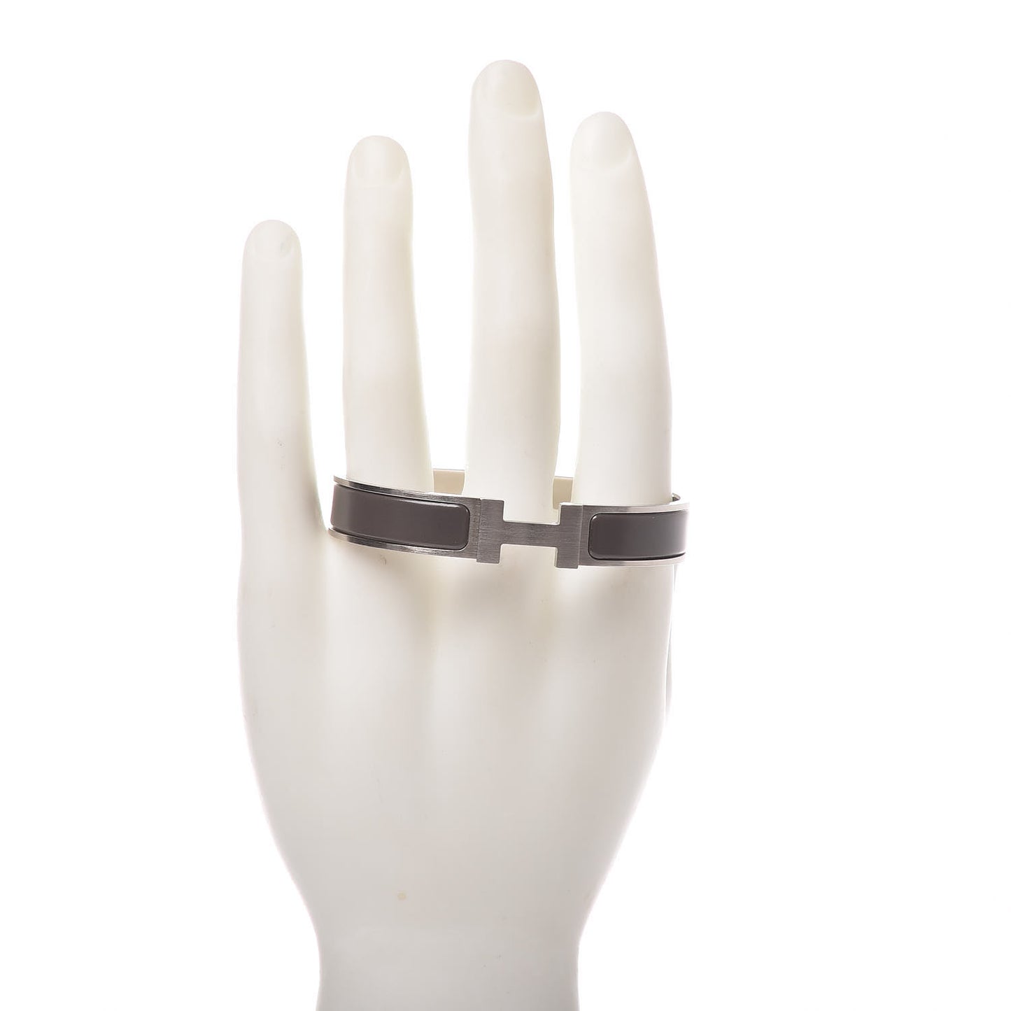 Matte Enamel Narrow Clic Clac HH Bracelet GM Etain