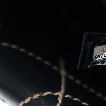 Chanel Calfskin Wild Stitch Tote Black 7 of 10