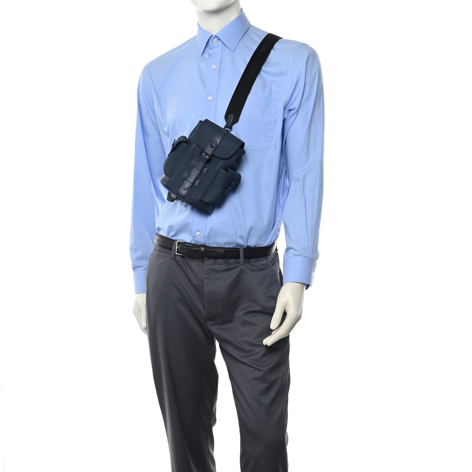 Louis Vuitton Taurillon Christopher XS Backpack Bleu Marine 2 of 7
