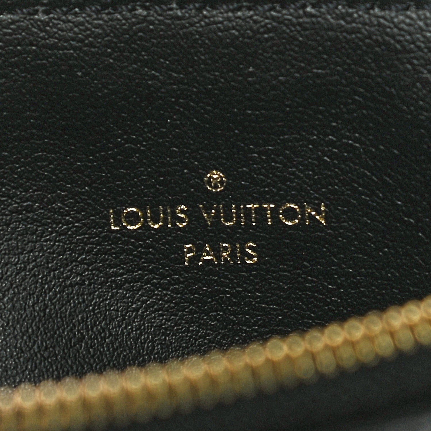 Louis Vuitton Empreinte Felicie Chain Wallet Zippered Insert Black 6 of 9
