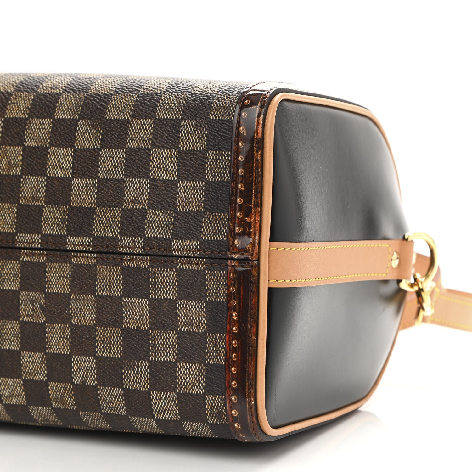 Louis Vuitton Transformed Damier Ebene Time Trunk Speedy Bandouliere 25 Black 9 of 9