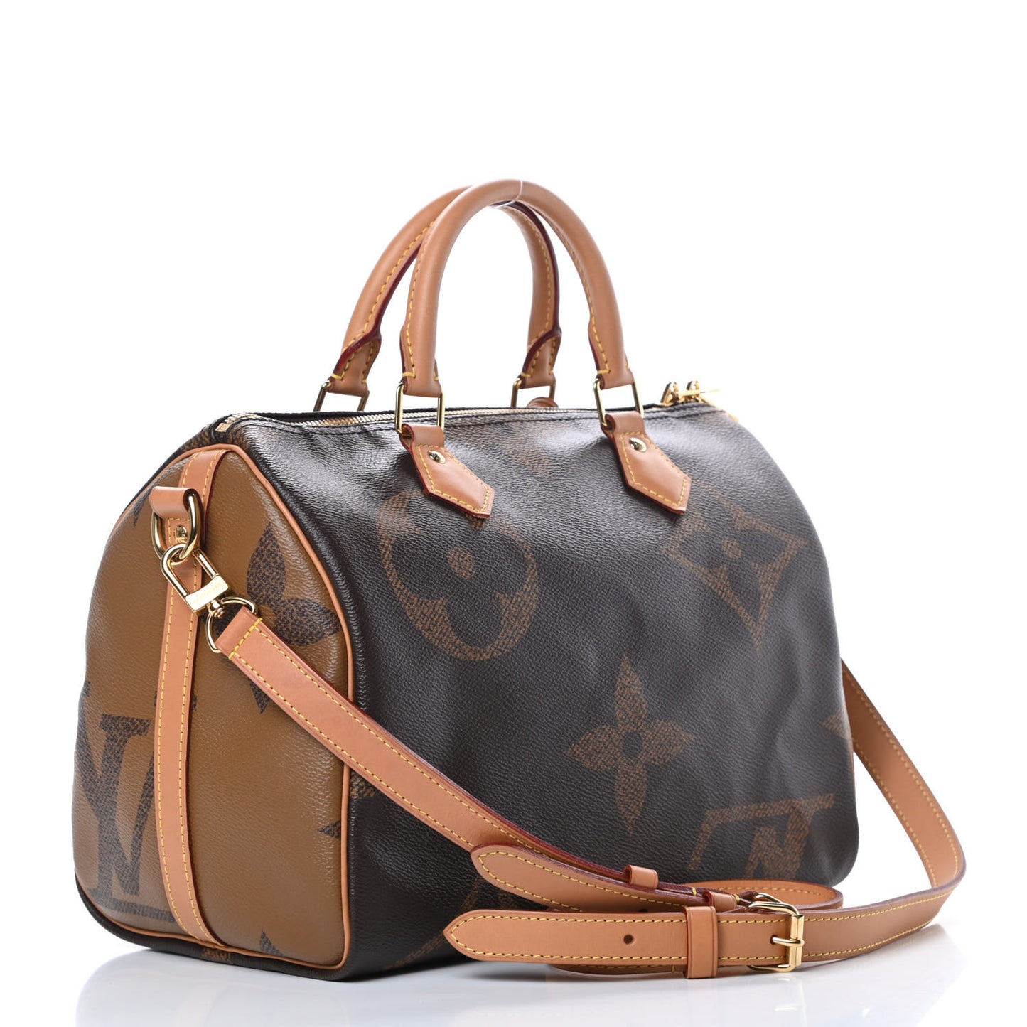 Reverse Monogram Giant Speedy Bandouliere 30