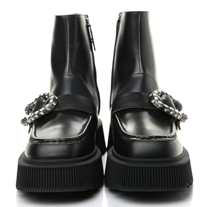 Gucci Cordovan Lux Dionysus Hunder Boots 40 Black 2 of 11
