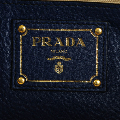 Prada Vitello Daino Tote Inchiostro 6 of 9