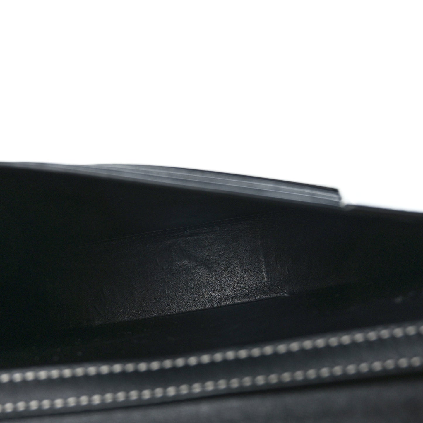 Soft Calfskin Heel Bag Black