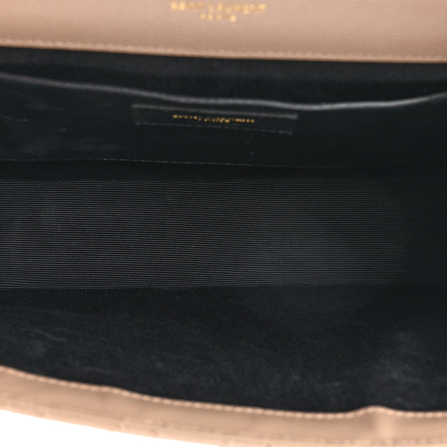 Grain De Poudre Textured Mixed Matelasse Medium Triquilt Monogram Satchel Dark Beige