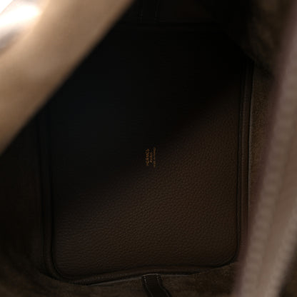 Hermes Taurillon Clemence Picotin Lock 22 MM Etoupe 4 of 10