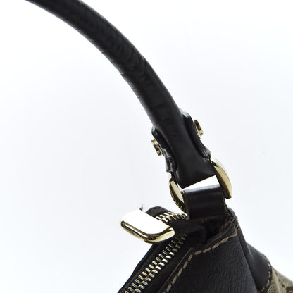 Gucci Monogram Large D Gold Hobo Dark Brown 7 of 10
