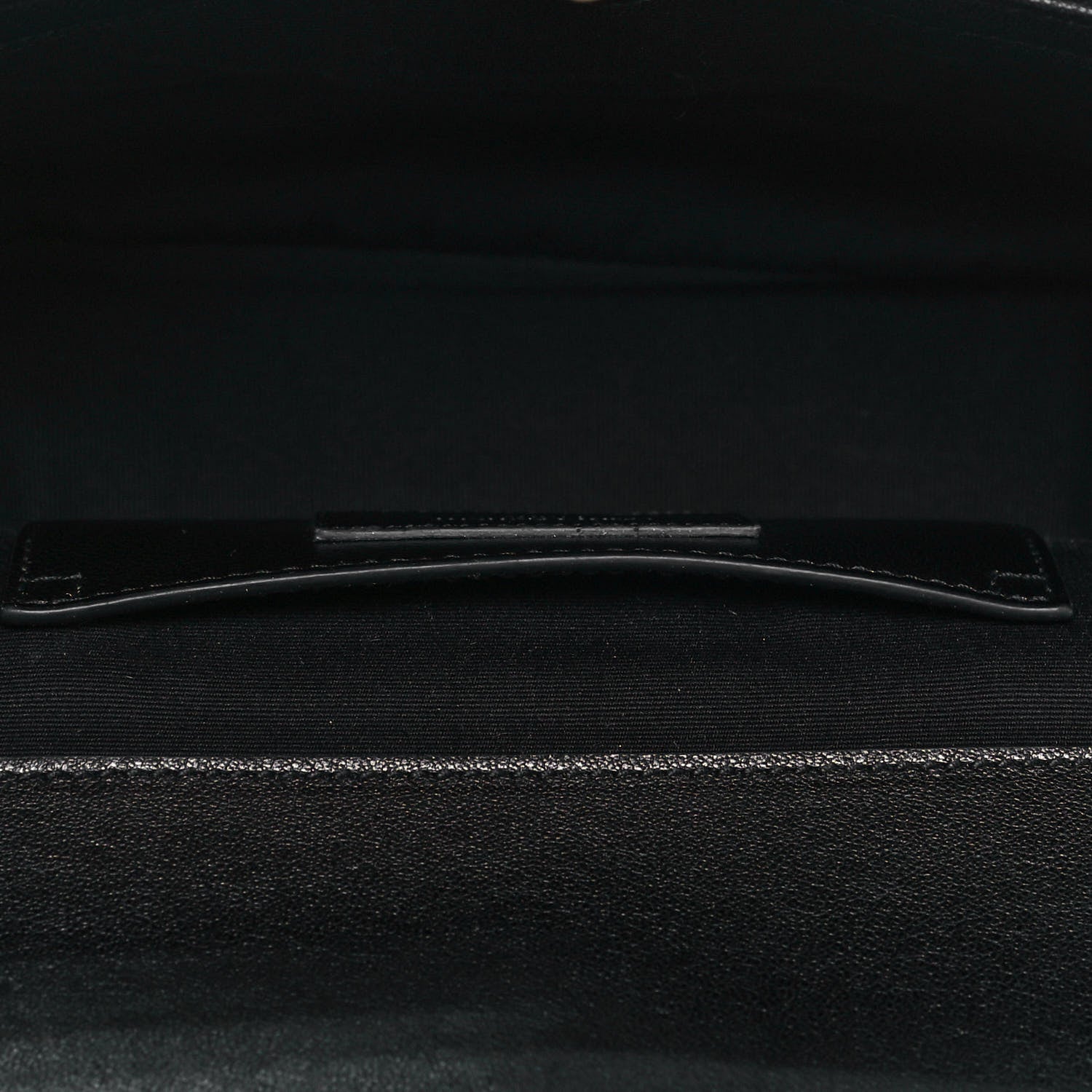 Saint Laurent Sheepskin Tri-Quilt Monogram Medium College Bag Black 5 of 10